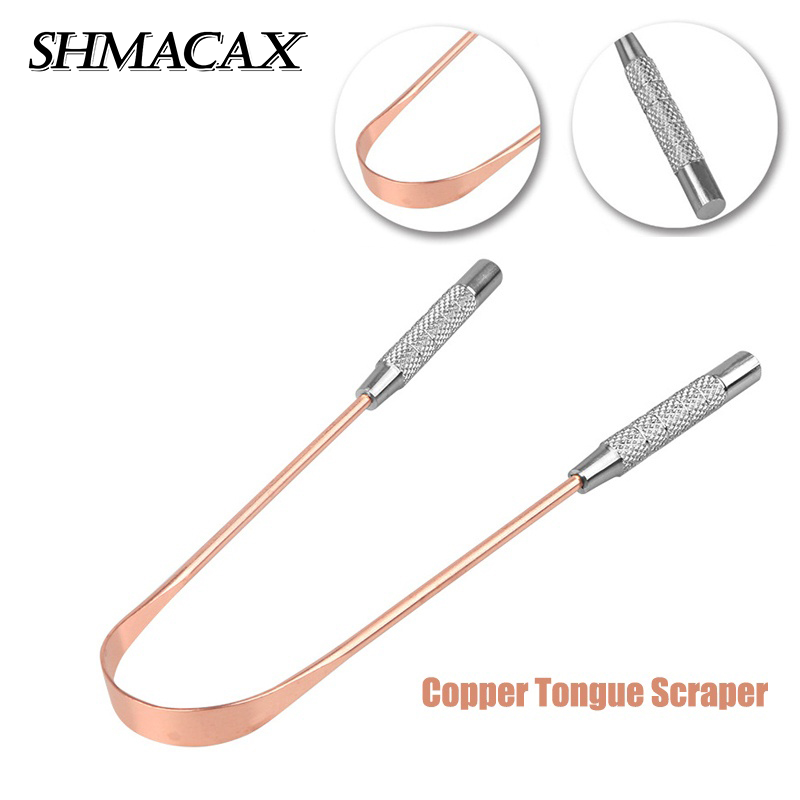Tongue Scraper Metal - 1PCS Copper Tongue Scraper Oral Tongue