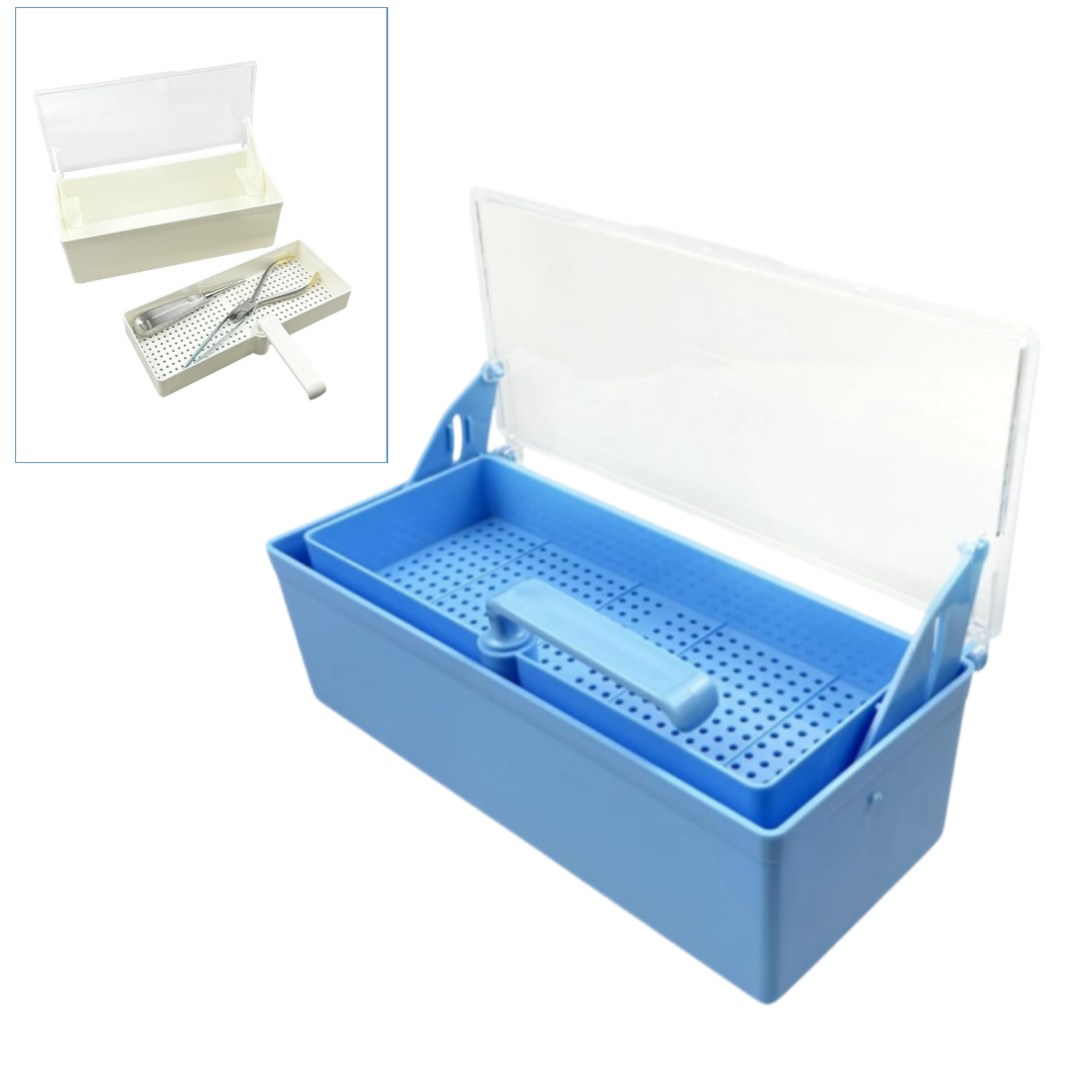 Teeth Whitening Tray - 1pc Dental Instrument Sterilization Box with