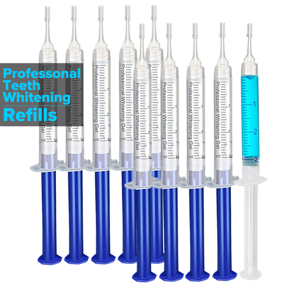 Teeth Whitening Bleaching Kit - Teeth Whitening Gel Refill Syringe Tooth