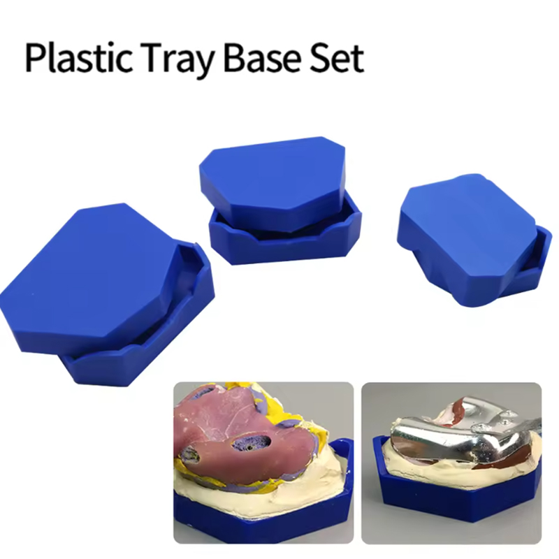 Teeth Whitening Tray - 2/6Pcs Silicone Dental Model Base Set
