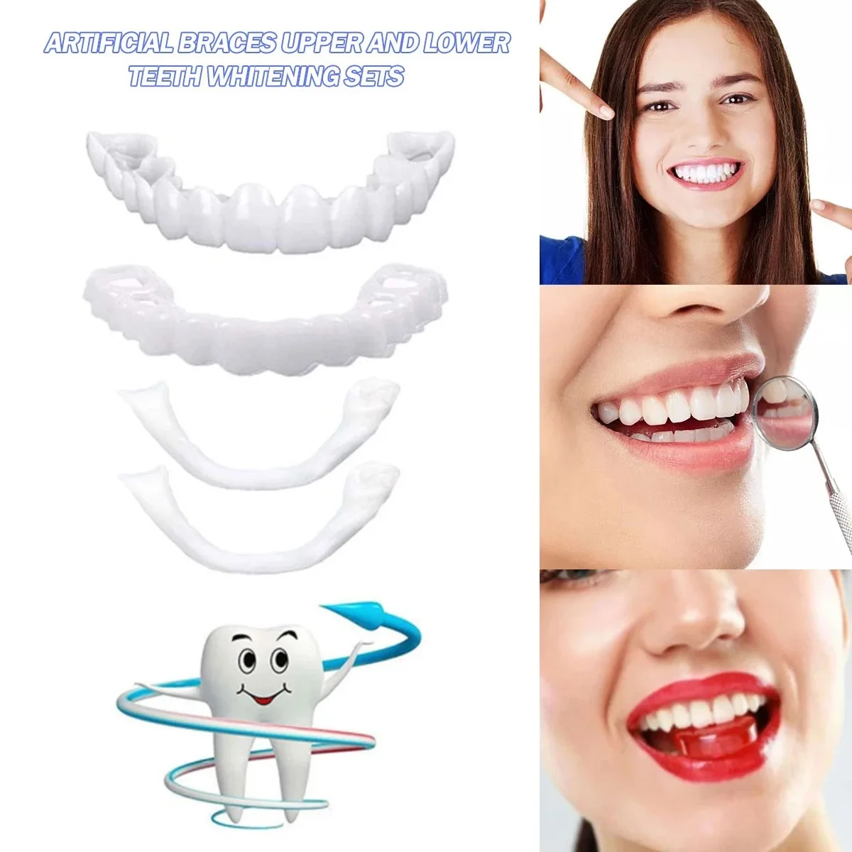 Teeth Whitening Kit - Teeth Veneers Whitening Dentures Braces Temporary