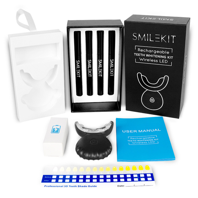 Teeth Whitening Bleaching Kit - New Electric Teeth Whitening LED Home