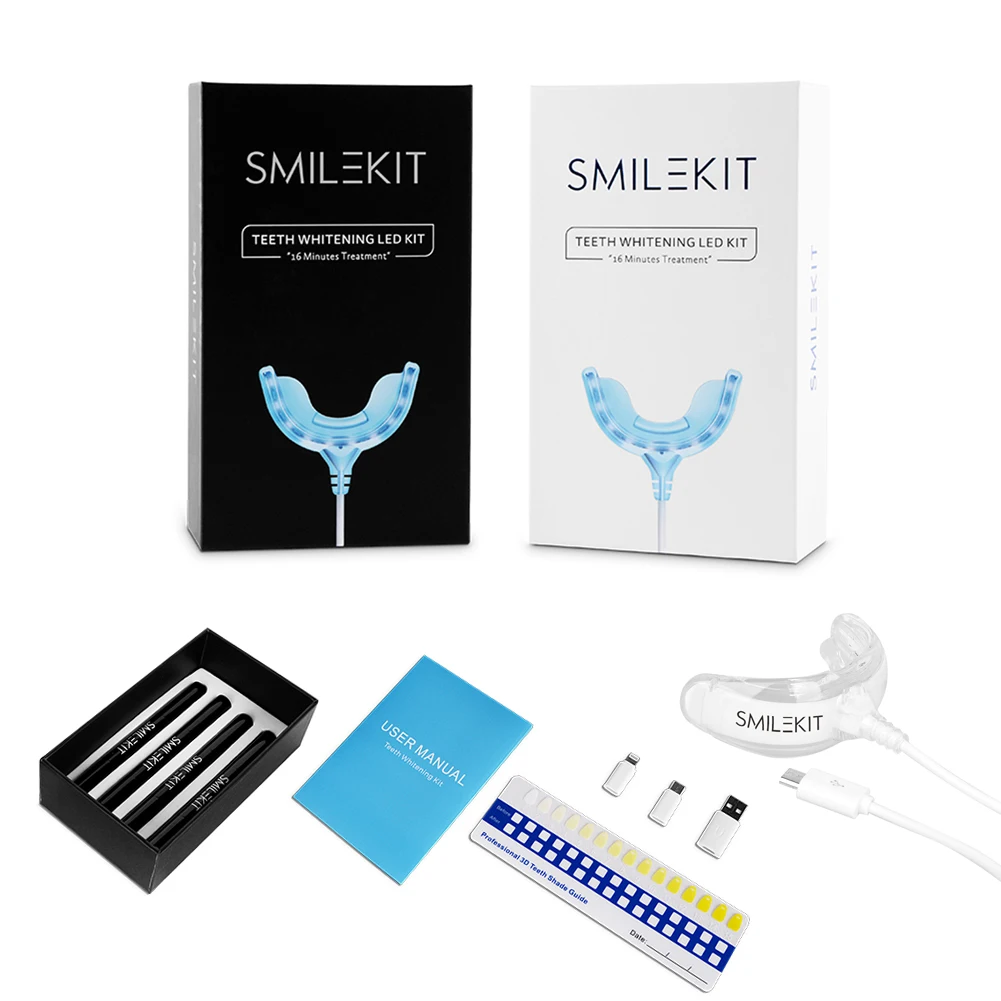 Smart Timing 16 LED Cold Light - Teeth Whitening Bleaching Kit review and price
