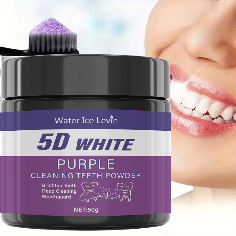 5D White Teeth Powder. Purple  - Teeth Whitening Oil Pulling review and price