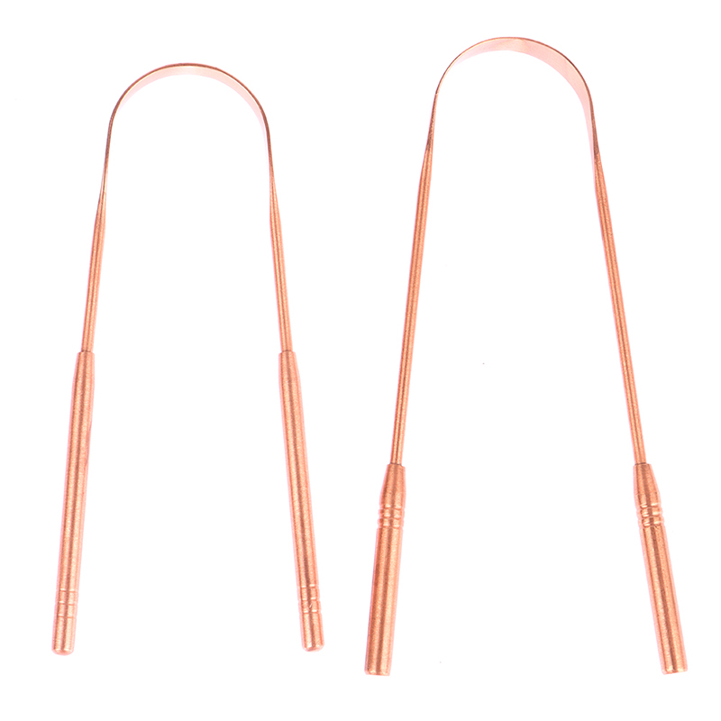 1pcs Copper Tongue Scraper Cle - Tongue Scraper Metal review and price