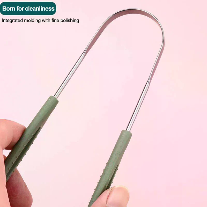 1 piece of oral hygiene U-shap - Tongue Scraper Metal review and price
