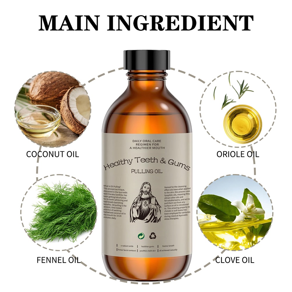 Coconuts Pulling Oil Mouthwash - Teeth Whitening Oil Pulling review and price