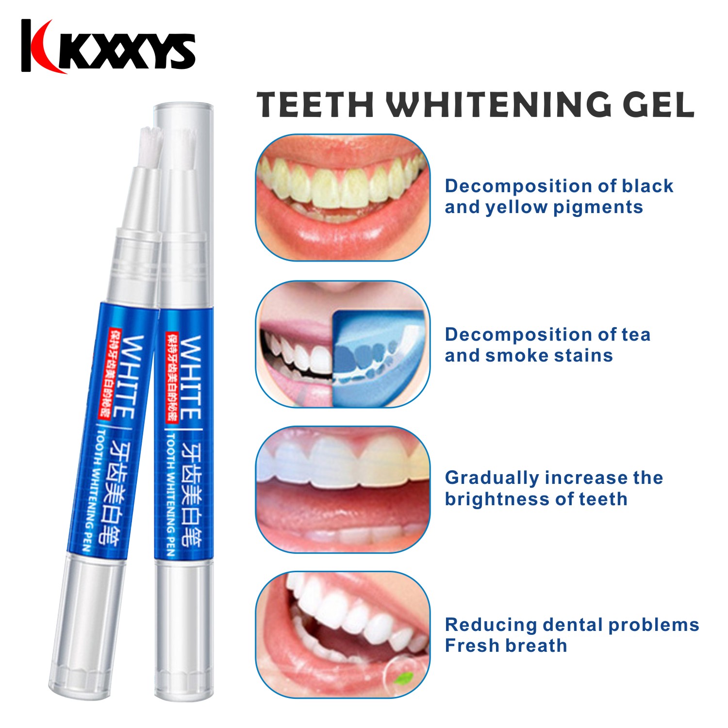 2pcs*3ml Popular White Teeth W - Teeth Whitening Bleaching Kit review and price