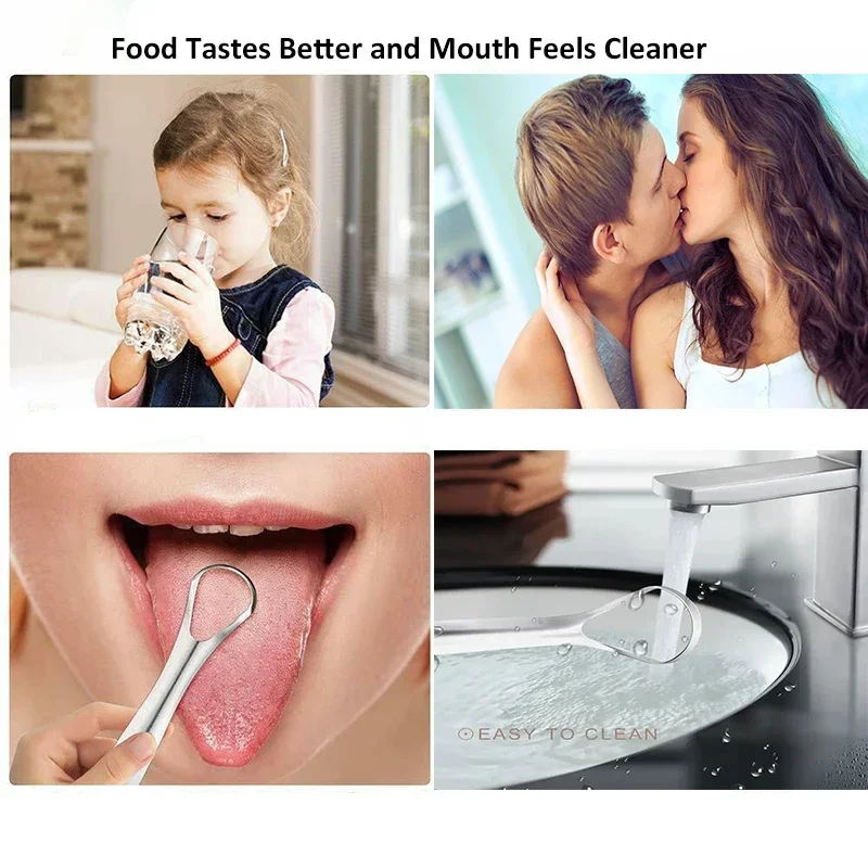 Halitosis Tongue Coating Tongu - Tongue Scraper Metal review and price