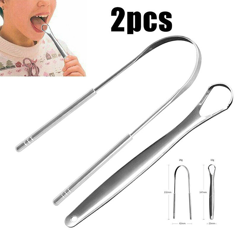 2Pcs Tongue Scraper Stainless  - Tongue Scraper Metal review and price