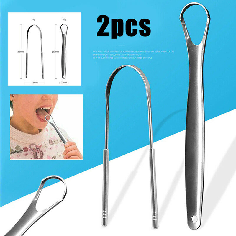2Pcs Tongue Scraper Stainless  - Tongue Scraper Metal review and price