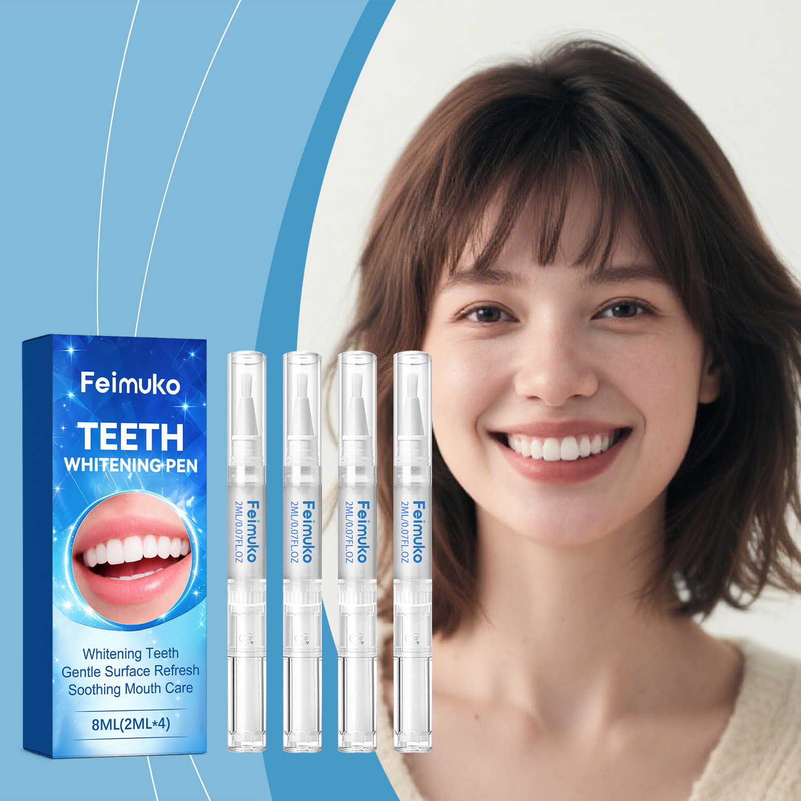 4pcs Teeth Whitening Gel Pen R - Teeth Whitening Bleaching Kit review and price