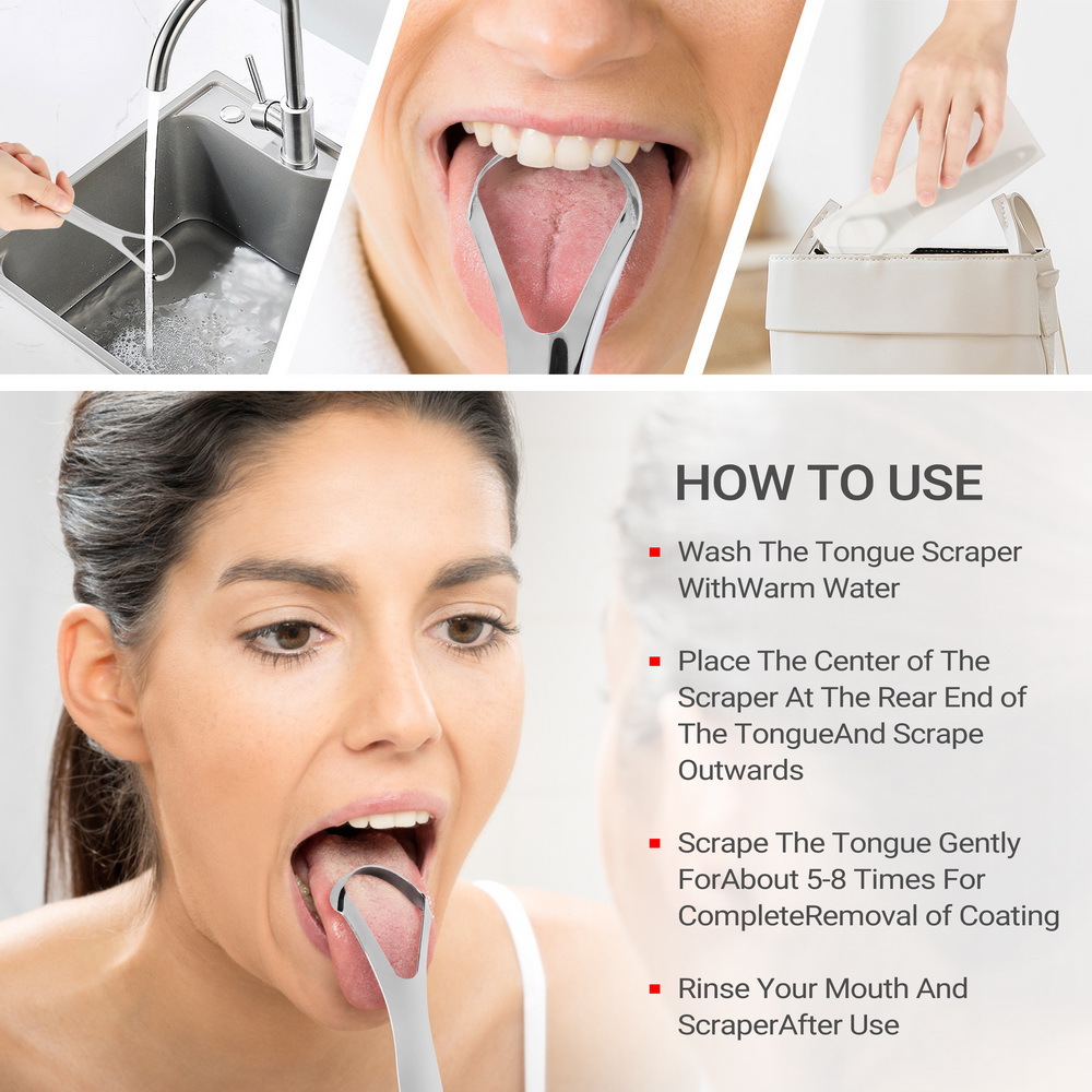 1-20pc Tongue Scraper, Stainle - Tongue Scraper Metal review and price