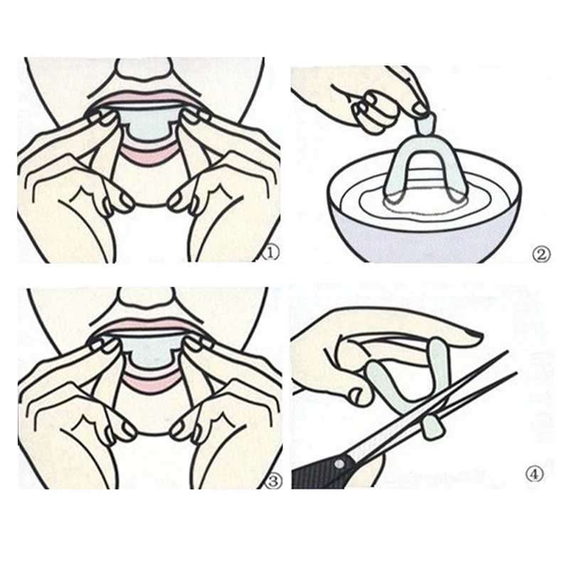 10Pcs/set Silicone Mouth Guard - Teeth Whitening Tray review and price