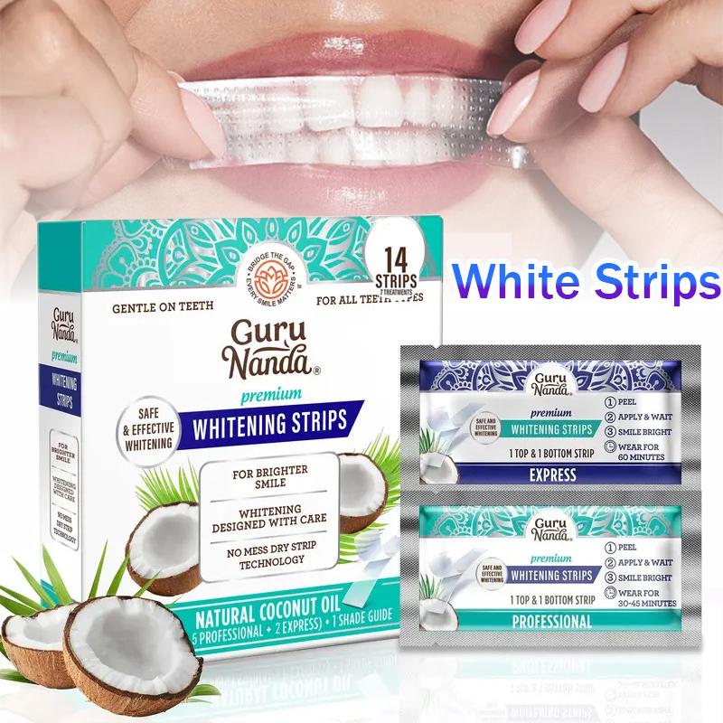 1/2/3 Boxes Coconut Oil White  - Teeth Whitening Oil Pulling review and price