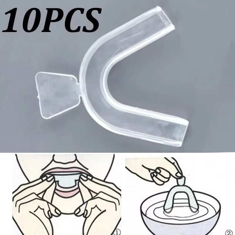 10Pcs Silicone Mouth Guard Tee - Teeth Whitening Tray review and price